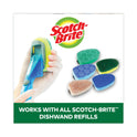 Scotch-Brite Soap-Dispensing Dishwand, 2.5 x 9.5, Yellow/Green (6504EA)