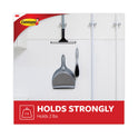 Command General Purpose Hooks, Medium, Metal, White, 2 lb Capacity, 35 Hooks and 40 Strips/Pack (17065S35NA)