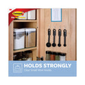 Command Clear Hooks and Strips, Small, Plastic/Metal, 0.5 lb Capacity, 40 Hooks and 48 Strips/Pack (17067CLRS40N)