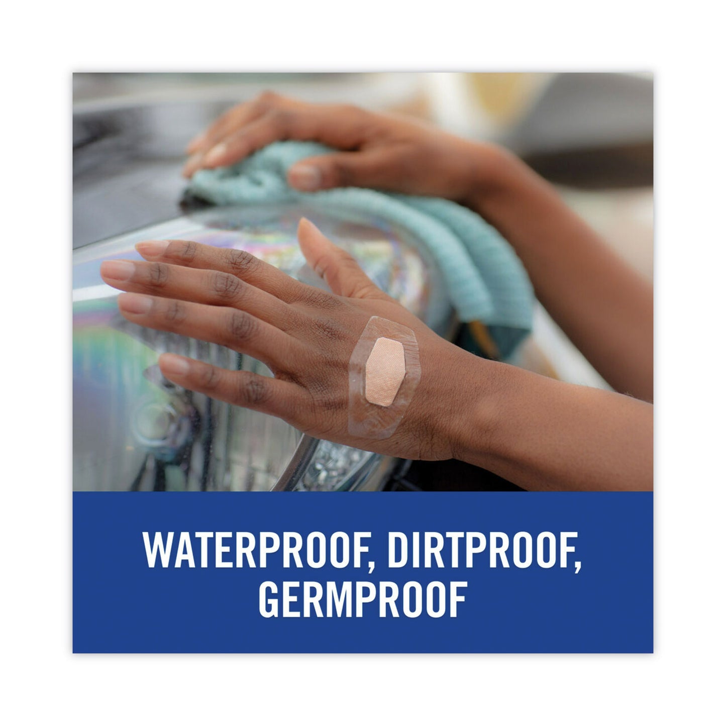 Nexcare Waterproof, Clear Bandages, Assorted Sizes, 50/Box (43250)