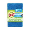 Scotch-Brite Non-Scratch Scour Pads, Size 3 x 6, Blue, 10/Carton (62310)