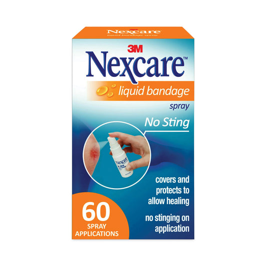 Nexcare No-Sting Liquid Bandage Spray, 0.61 oz (LBS11803)
