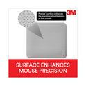 3M Precise Mouse Pad with Nonskid Repositionable Adhesive Back, 8.5 x 7, Bitmap Design (MP200PS)