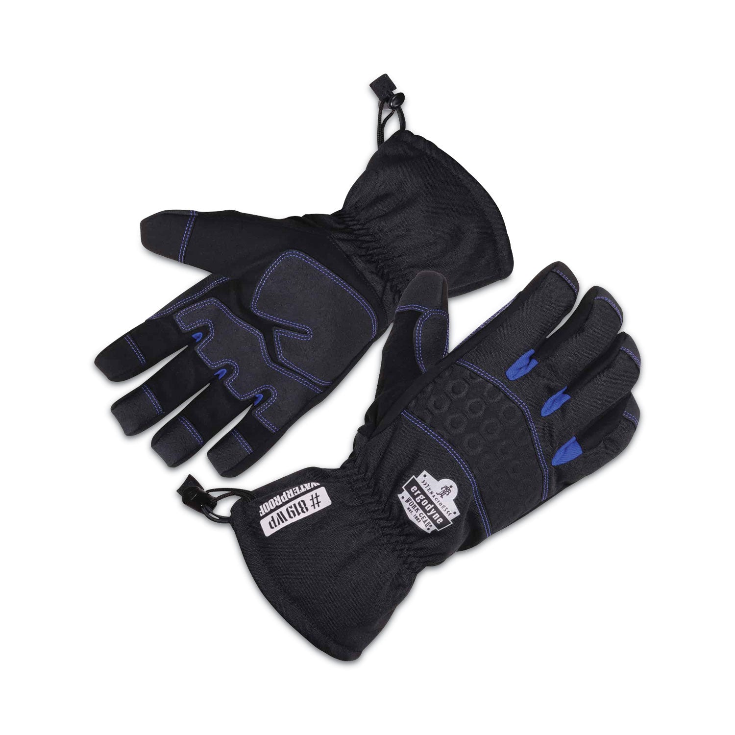 ergodyne ProFlex 819WP Extreme Thermal WP Gloves, Black, Medium, Pair (17613)