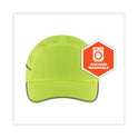 ergodyne Skullerz 8955 Lightweight Bump Cap Hat, Long Brim, Lime (23352)