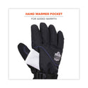 ergodyne ProFlex 825WP Thermal Waterproof Winter Work Gloves, Black, Small, Pair (17602)