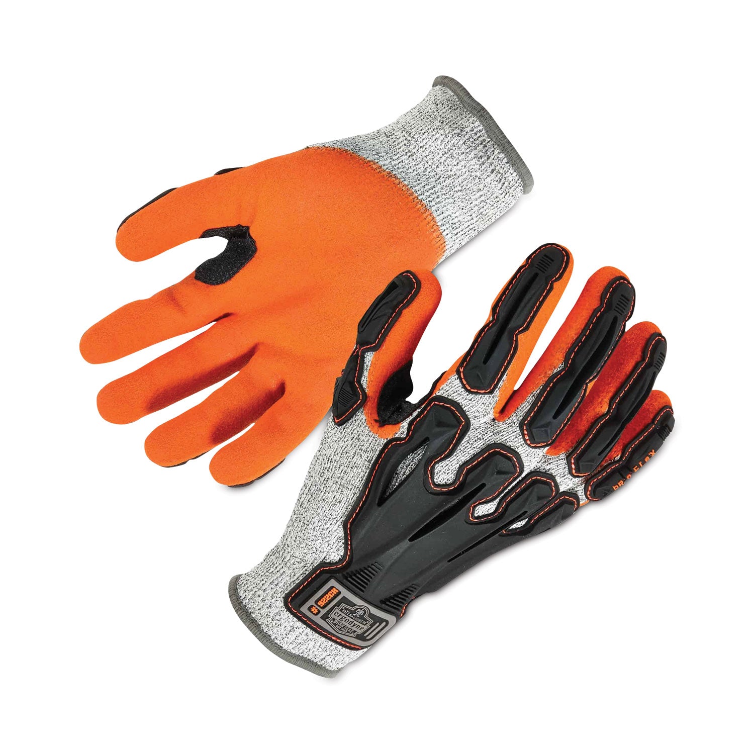 ergodyne ProFlex 922CR Nitrile Coated Cut-Resistant Gloves, Gray, Large, Pair (17094)