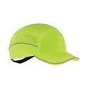 ergodyne Skullerz 8955 Lightweight Bump Cap Hat, Short Brim Lime (23351)