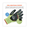 ergodyne ProFlex 7141 ANSI A4 DIR Nitrile-Coated CR Gloves, Lime, Medium, Pair (17913)