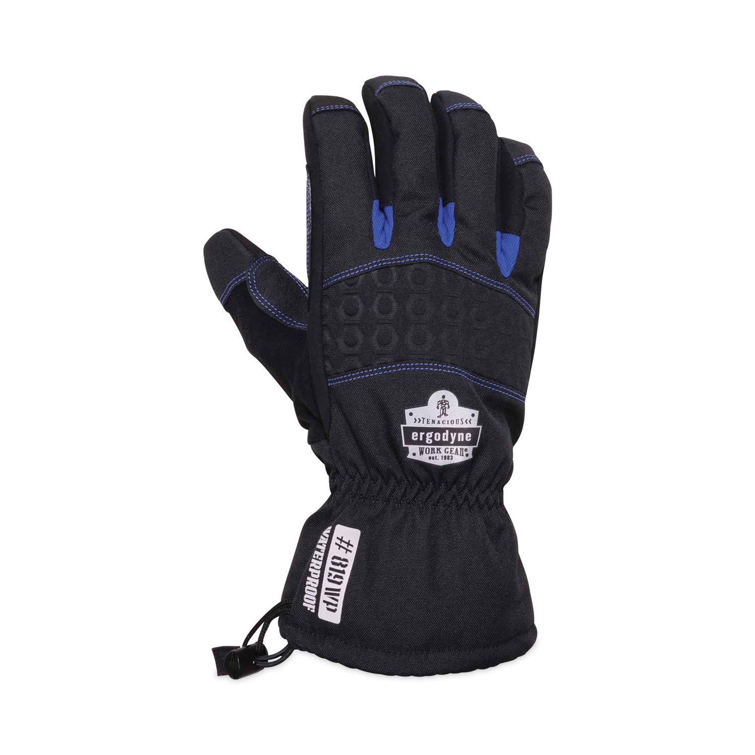 ergodyne ProFlex 819WP Extreme Thermal WP Gloves, Black, Large, Pair (17614)