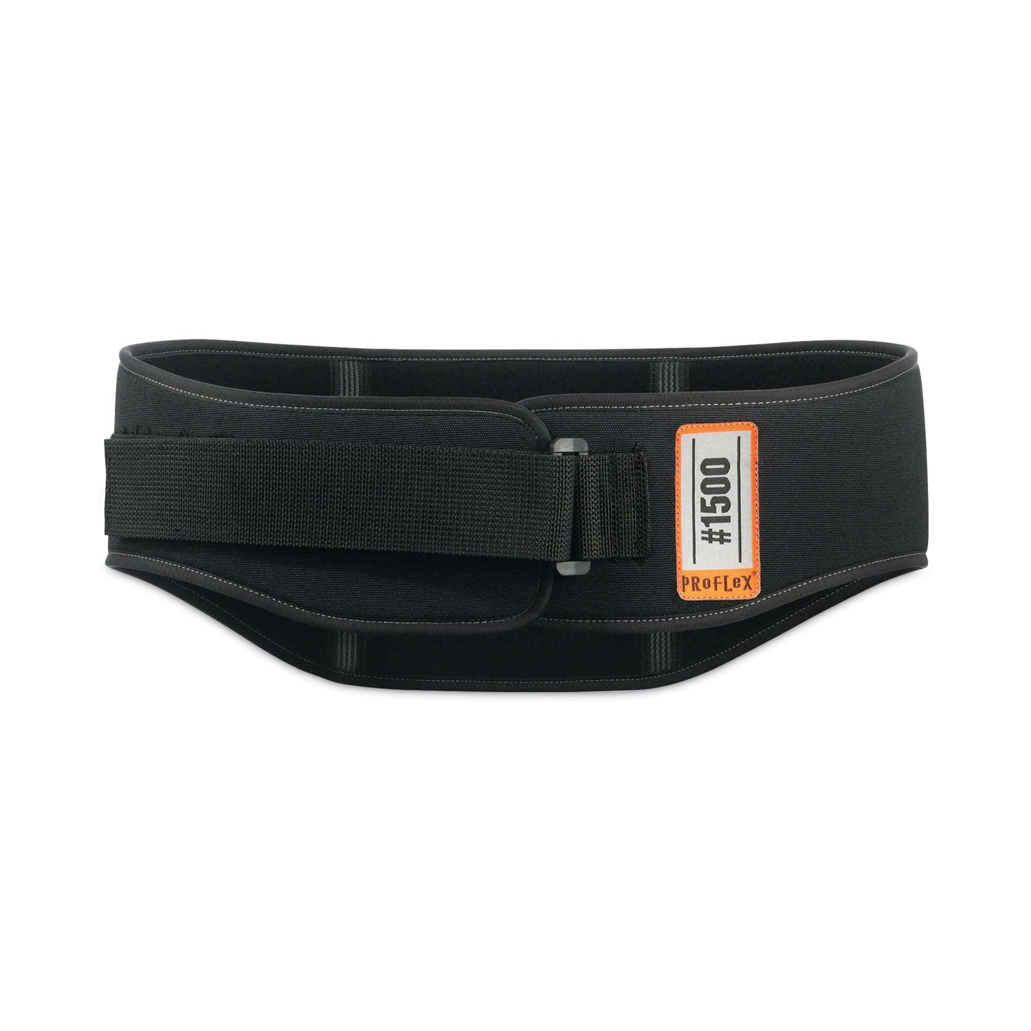 ergodyne ProFlex 1500 Weight Lifters Style Back Support Belt, Large, 34" to 38" Waist, Black (11473)