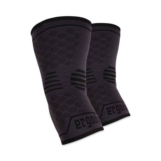 ergodyne ProFlex 651 Elbow Compression Sleeve, Small, Gray/Black (16592)