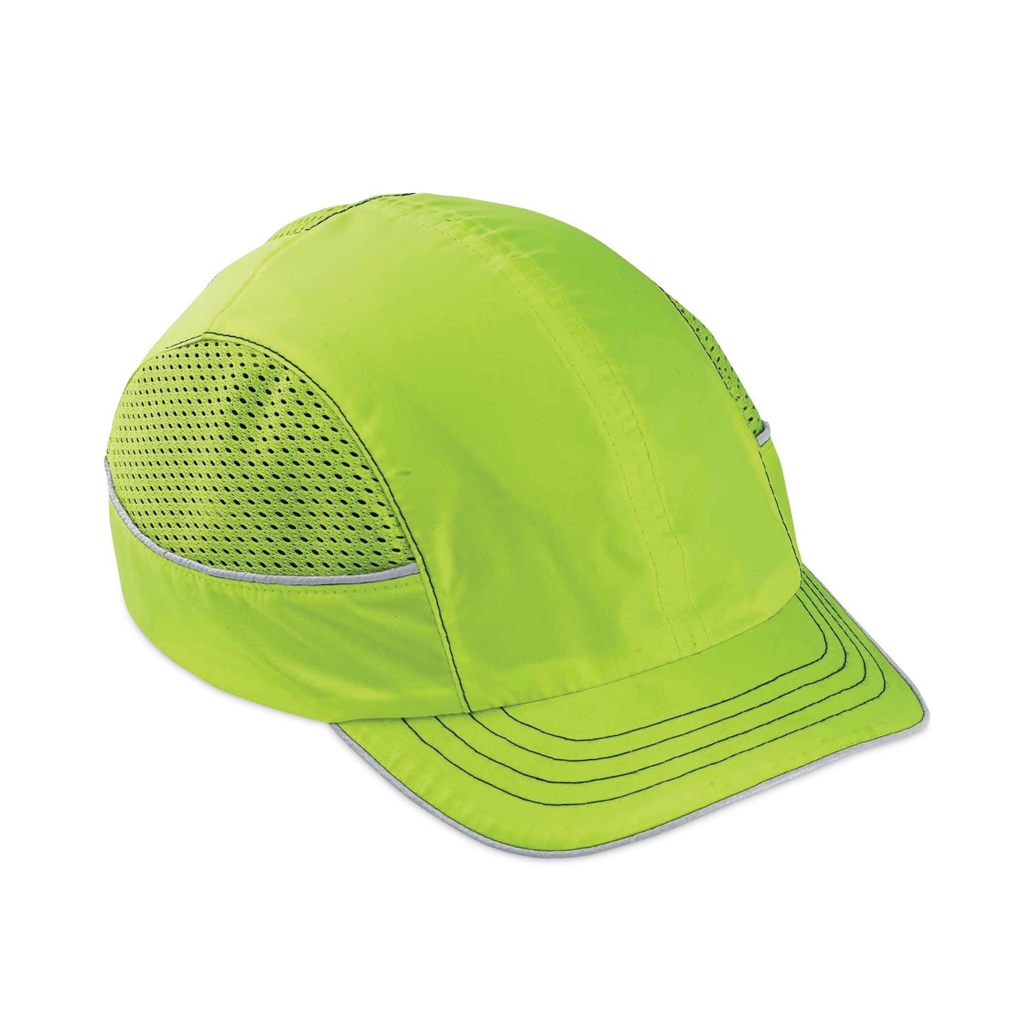 ergodyne Skullerz 8950 Bump Cap Hat, Short Brim, Lime (23333)