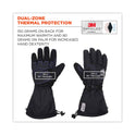 ergodyne ProFlex 825WP Thermal Waterproof Winter Work Gloves, Black, X-Large, Pair (17605)