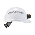 ergodyne Skullerz 8972LED Class C Hard Hat Cap Style with LED Light, White (60146)