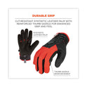 ergodyne ProFlex 812CR6 ANSI A6 Utility and CR Gloves, Black, Large, Pair (17924)