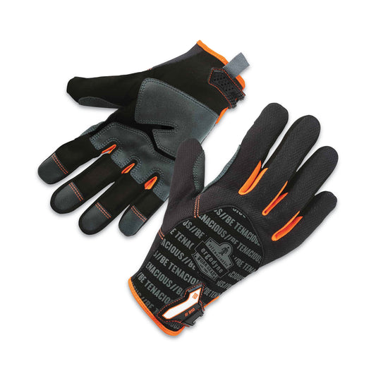 ergodyne ProFlex 810 Reinforced Utility Gloves, Black, Small, Pair (17222)