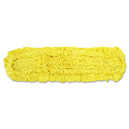 Rubbermaid Commercial Trapper Commercial Dust Mop, Looped-end Launderable, 5" x 48", Yellow (J15700YEL)