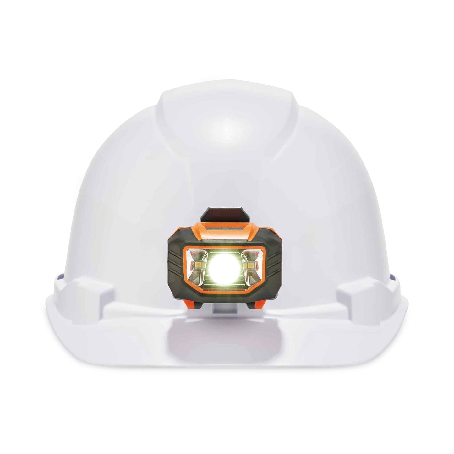 ergodyne Skullerz 8970LED Class E Hard Hat Cap Style with LED Light, White (60142)