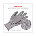 ergodyne ProFlex 7030 ANSI A3 PU Coated CR Gloves, Gray, Medium, Pair (10463)