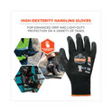 ergodyne ProFlex 7001 Nitrile-Coated Gloves, Black, Large, 144 Pairs/Pack (17854)