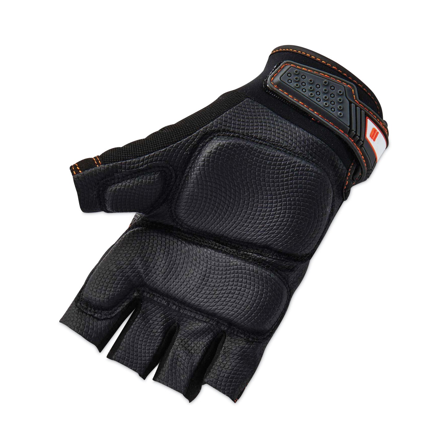 ergodyne ProFlex 900 Half-Finger Impact Gloves, Black, Small, Pair (17692)