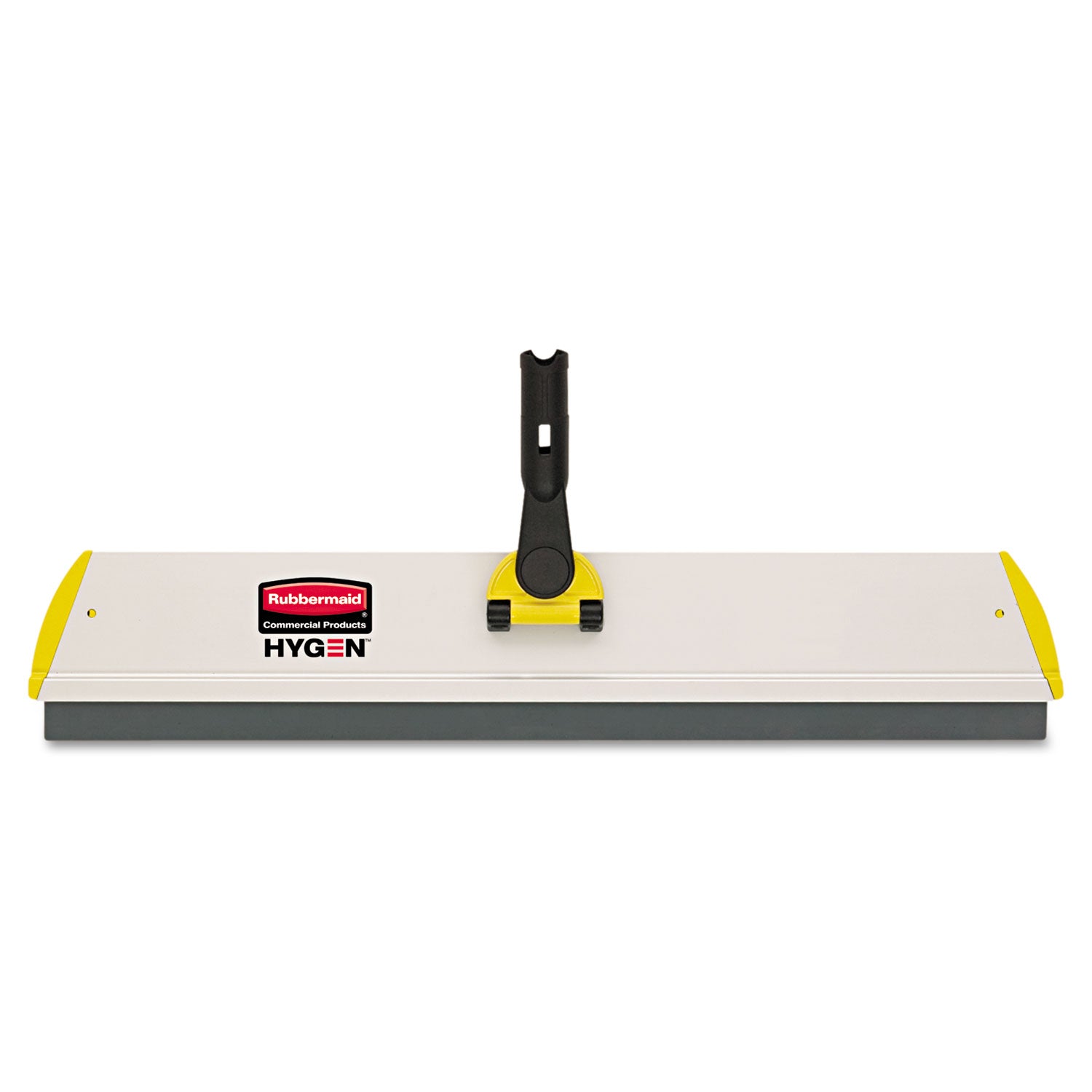 Rubbermaid HYGEN Quick Connect S-S Frame, Squeegee, 24w x 4 1/2d, Aluminum, Yellow (Q570)