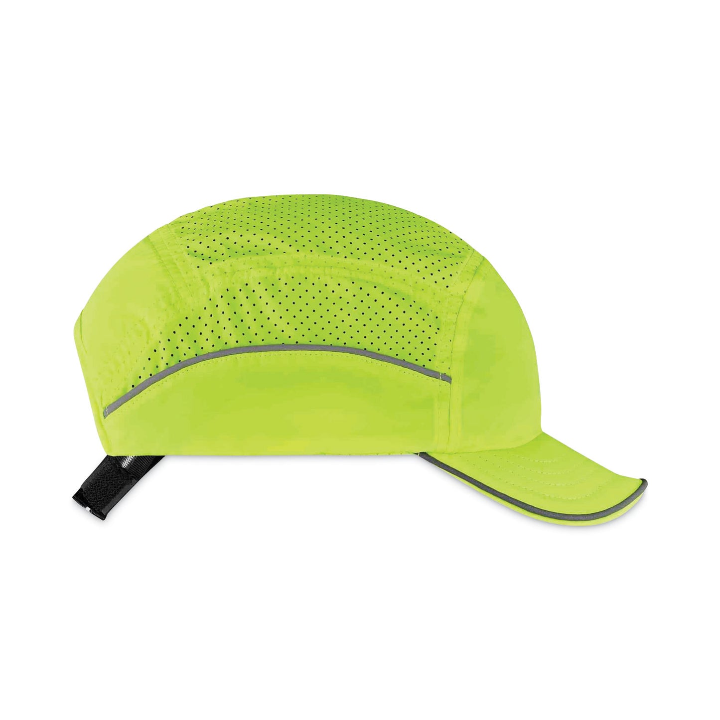 ergodyne Skullerz 8955 Lightweight Bump Cap Hat, Short Brim Lime (23351)