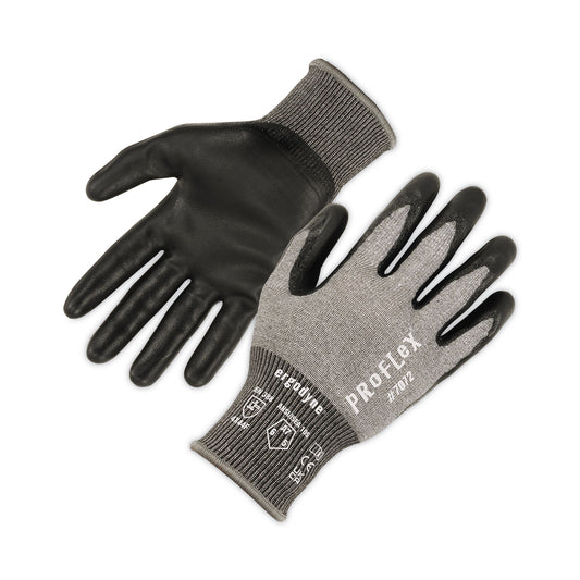 ergodyne ProFlex 7072 ANSI A7 Nitrile-Coated CR Gloves, Gray, 2X-Large, Pair (10316)