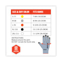 ergodyne ProFlex 7025 ANSI A2 PU Coated CR Gloves, Blue, 2X-Large, 12 Pairs/Pack (10426)