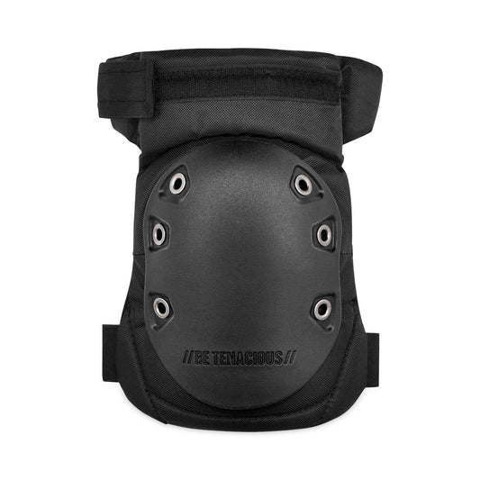 ergodyne ProFlex 435HL Hinged Gel Knee Pad, Hard Cap, Hook and Loop Closure, One Size Fits Most, Black, Pair (18436)