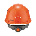 ergodyne Skullerz 8972LED Class C Hard Hat Cap Style with LED Light, Orange (60147)