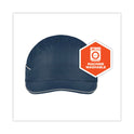 ergodyne Skullerz 8955 Lightweight Bump Cap Hat, Short Brim, Navy (23336)