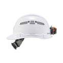 ergodyne Skullerz 8972LED Class C Hard Hat Cap Style with LED Light, White (60146)