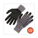 ergodyne ProFlex 7000 Nitrile-Coated Gloves Microfoam Palm, Gray, Small, 12 Pairs/Pack (10362)