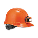 ergodyne Skullerz 8970LED Class E Hard Hat Cap Style with LED Light, Orange (60143)