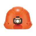 ergodyne Skullerz 8972LED Class C Hard Hat Cap Style with LED Light, Orange (60147)