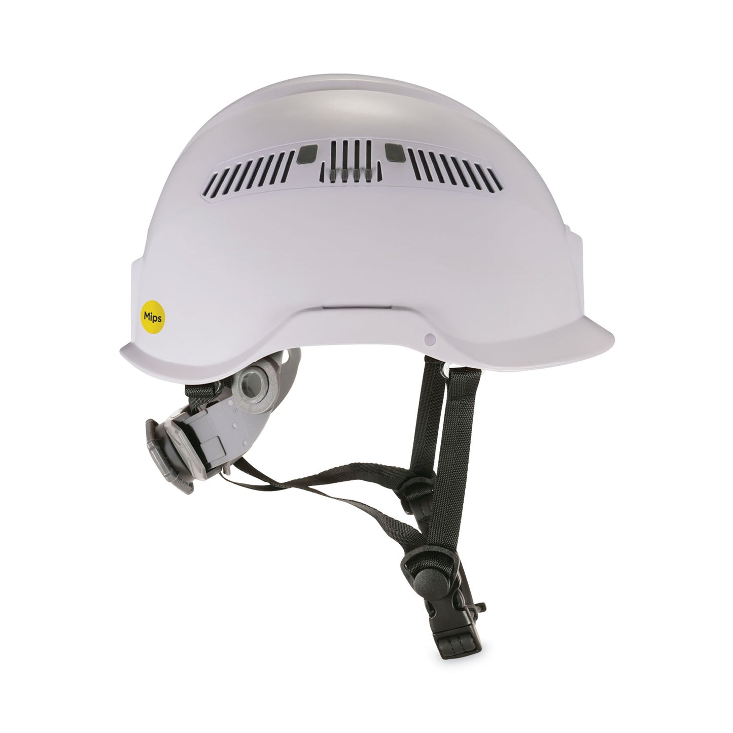 ergodyne Skullerz 8975-MIPS Class C Safety Helmet with MIPS Elevate Ratchet Suspension, White (60256)