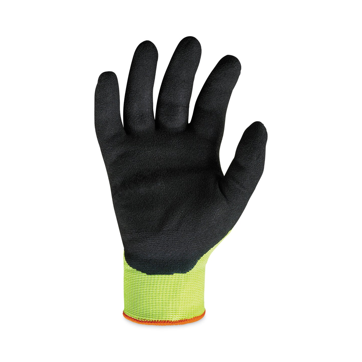 ergodyne ProFlex 7021 Hi-Vis Nitrile-Coated CR Gloves, Lime, Large, Pair (17964)