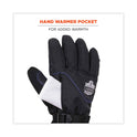 ergodyne ProFlex 825WP Thermal Waterproof Winter Work Gloves, Black, X-Large, Pair (17605)