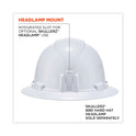 ergodyne Skullerz 8971 Class E Hard Hat Full Brim, White (60150)