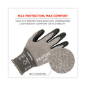 ergodyne ProFlex 7072 ANSI A7 Nitrile-Coated CR Gloves, Gray, 2X-Large, Pair (10316)