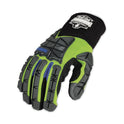 ergodyne ProFlex 925WP Performance Dorsal Impact-Reducing Thermal Waterprf Gloves, Black/Lime, Small, Pair (18102)