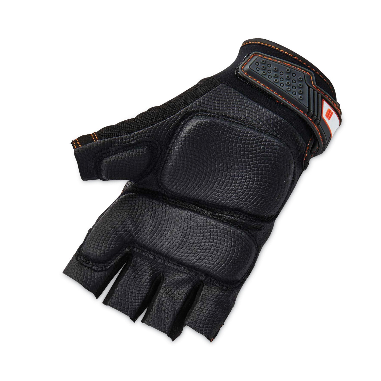 ergodyne ProFlex 900 Half-Finger Impact Gloves, Black, Medium, Pair (17693)