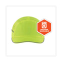 ergodyne Skullerz 8955 Lightweight Bump Cap Hat, Short Brim Lime (23351)