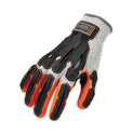 ergodyne ProFlex 922CR Nitrile Coated Cut-Resistant Gloves, Gray, Small, Pair (17092)