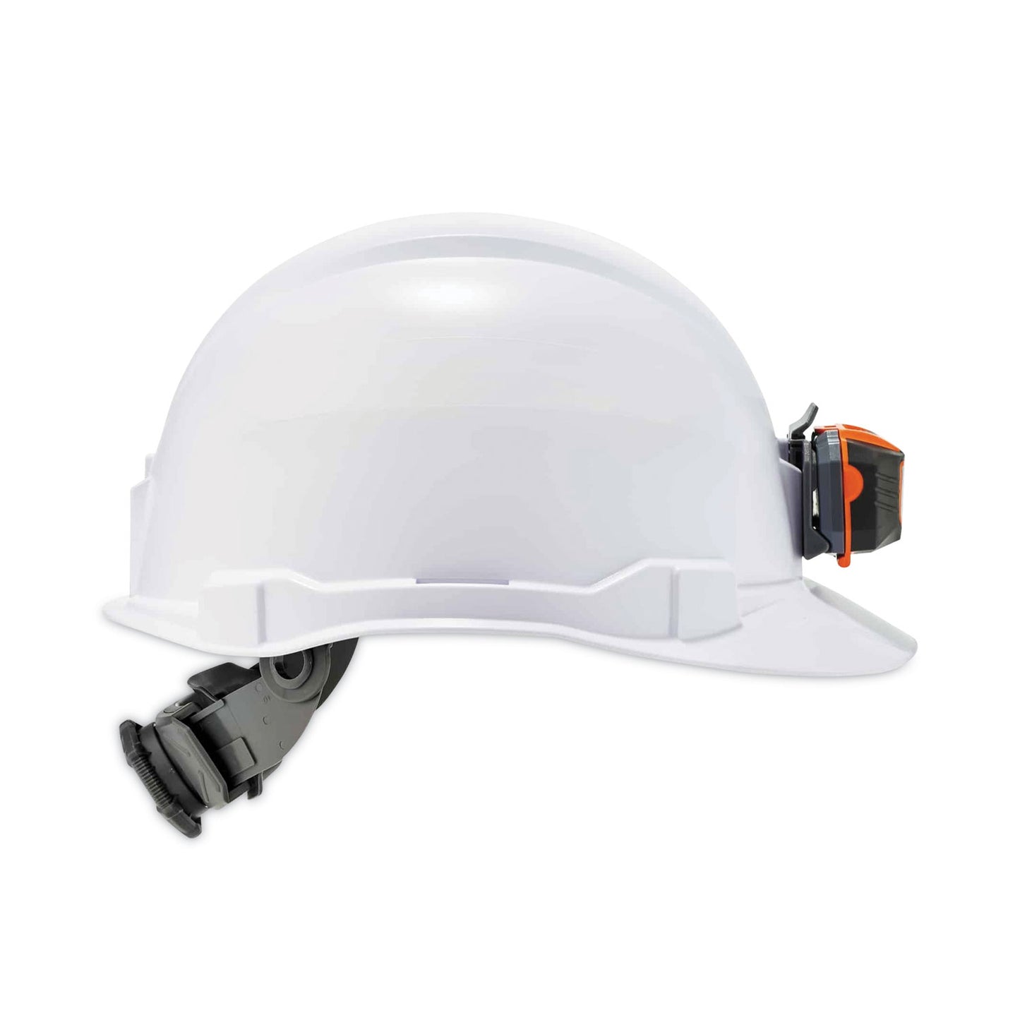 ergodyne Skullerz 8970LED Class E Hard Hat Cap Style with LED Light, White (60142)