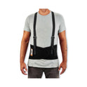 ergodyne ProFlex 100 Economy Spandex Back Support Brace, Large, 34" to 38" Waist, Black (11384)