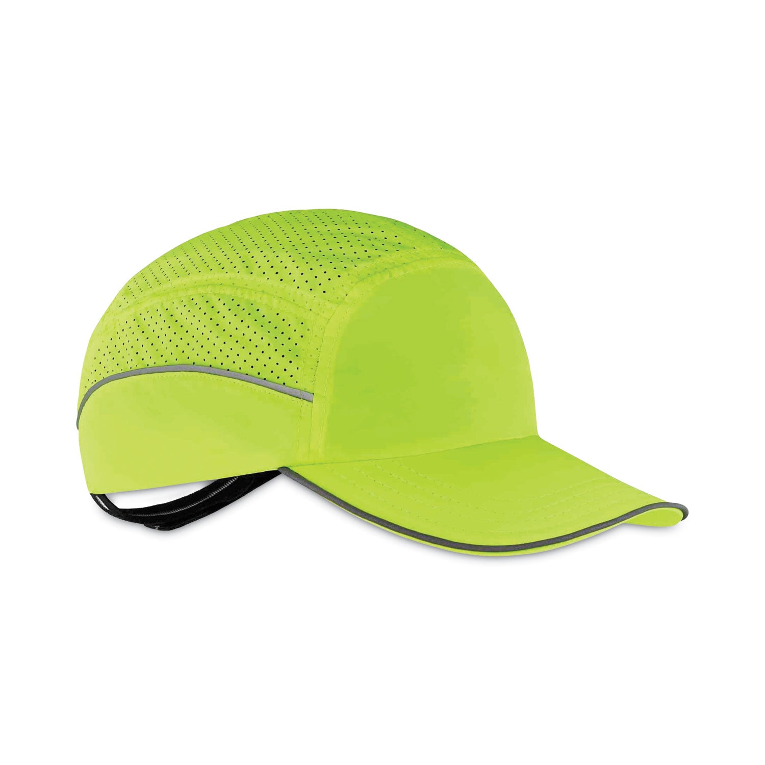 ergodyne Skullerz 8955 Lightweight Bump Cap Hat, Long Brim, Lime (23352)