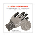 ergodyne ProFlex 7072 ANSI A7 Nitrile-Coated CR Gloves, Gray, X-Large, 12/Pairs/Pack (10305)